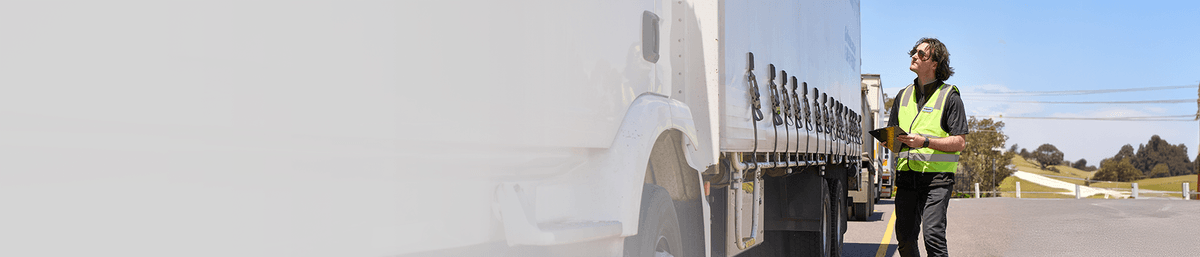 Technician providing roadside assistance to a stranded driver